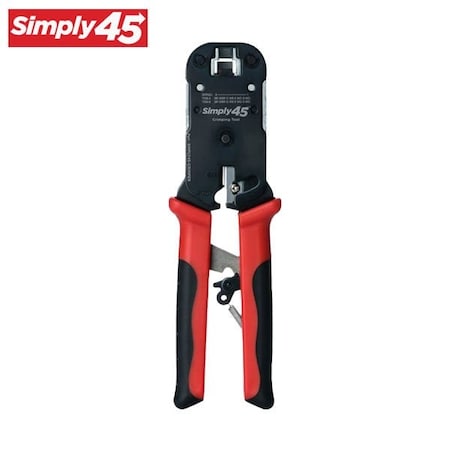 Simply45 Pass Through Crimper for UTP Plugs - 1Ea/Blister SIM-S45-C100